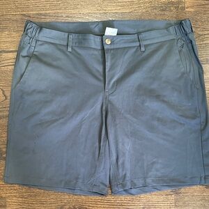 Men's Black Performance Bermuda Shorts